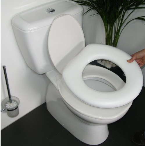 Toilet Pillow Oval White
