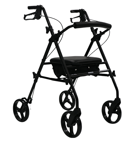 Aspire Flex 8 - Adjustable Seat Walker Black