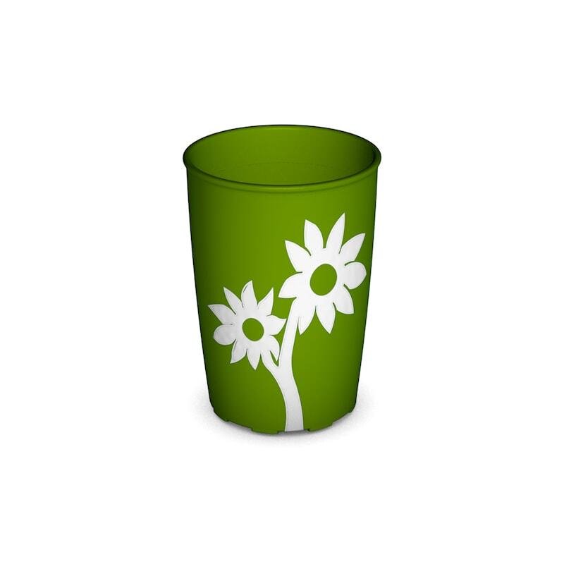 Ornamin Tumbler with Flower Grip